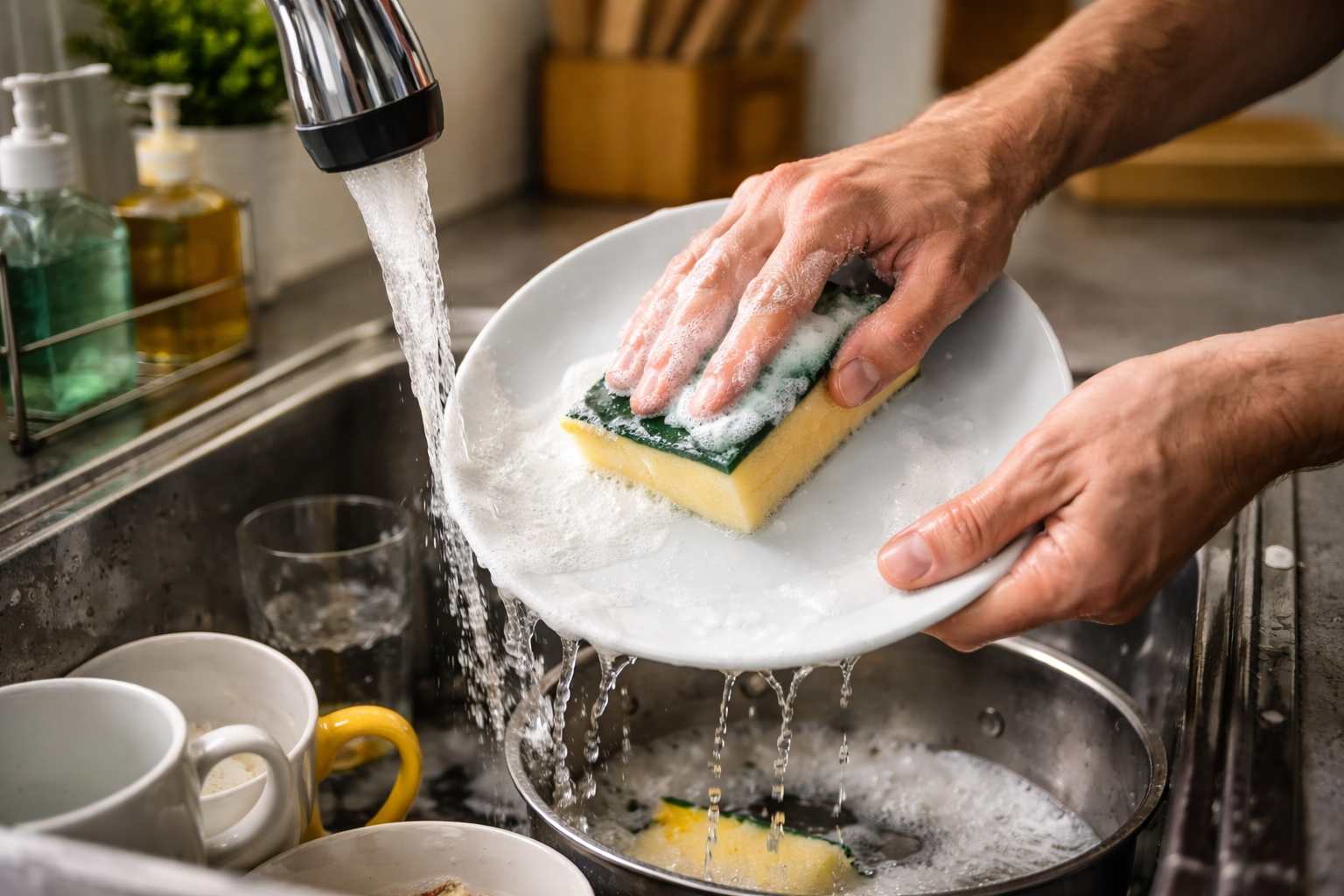 Rucno pranje posudja