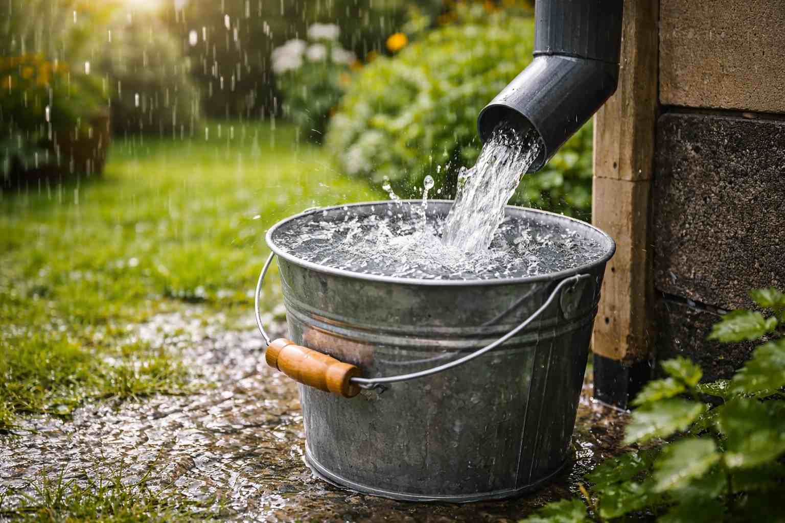 Saklupljanje kisnice u kanticu